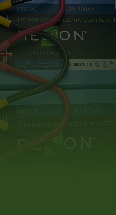 A RELiON® lithium battery.